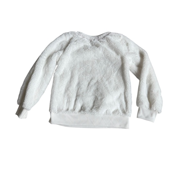 Btween Unicorn Fuzzy Sweater and Plaid Pants Set - Picture 3 of 9